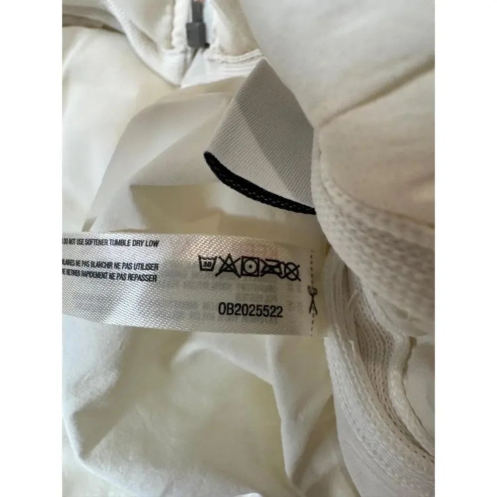 Free People x Hatch Multicolored Ivory Chevron Combo Maternity Puffer Jacket S - Picture 7 of 16